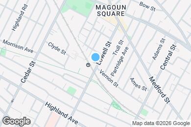 Map image of the property - 282 Lowell St