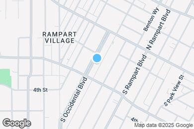 Map image of the property - 218 S Occidental Blvd