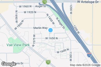 Map image of the property - 1724 N 1450 W