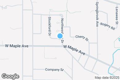 Map image of the property - 421 Northwestern Dr