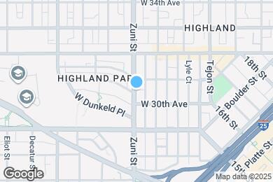 Map image of the property - 3024-3024 Zuni St