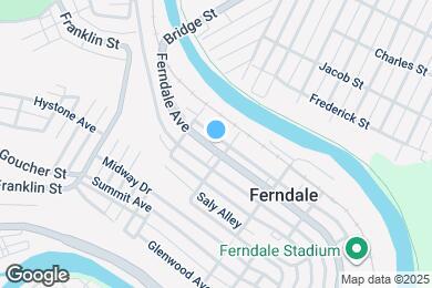 Map image of the property - 433 Ferndale Ave