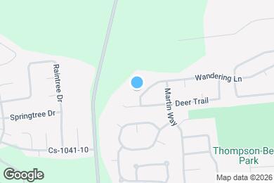 Map image of the property - 3443 Wandering Ln