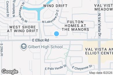 Map image of the property - 1303 E Washington Ave