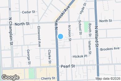 Map image of the property - 86-88 North Winooski Ave