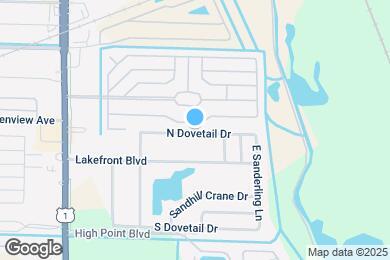 Map image of the property - 1742 N Dovetail Dr