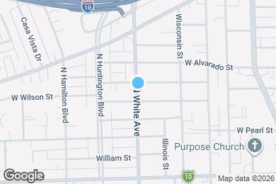 Map image of the property - 967 N White Ave