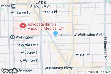 Map image of the property - 703 W Wellington Ave