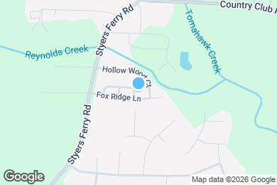 Map image of the property - 5817 Fox Point Cir