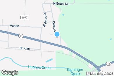 Map image of the property - 203 Crestview