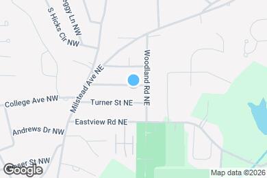 Map image of the property - 1081 McCalla St NE