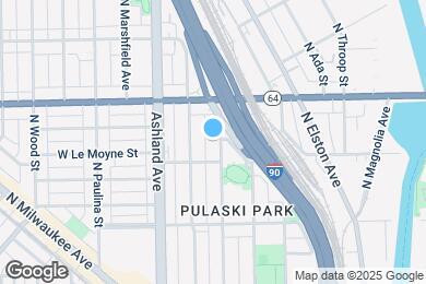 Map image of the property - 1518 N Greenview Ave