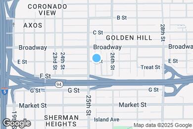 Map image of the property - 2525 E St