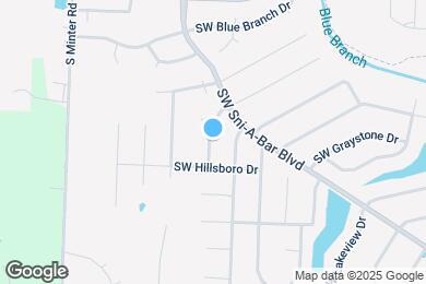 Map image of the property - 421 SW Hamilton Ln