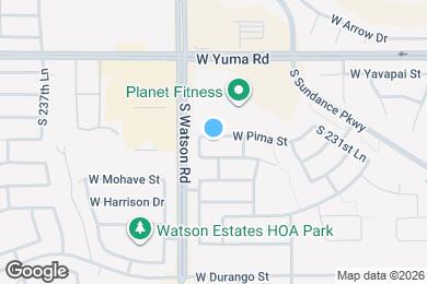 Map image of the property - 23443 W Pima St