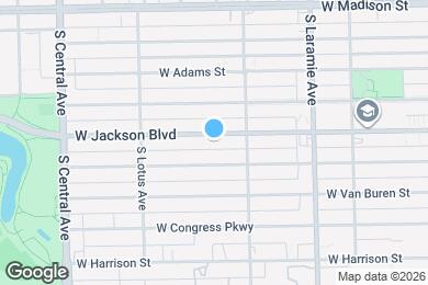 Map image of the property - 5339 W Jackson Blvd