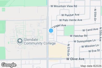 Map image of the property - 9415 N 59th Ave
