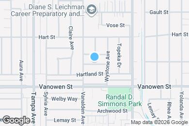 Map image of the property - 19033 Bassett St