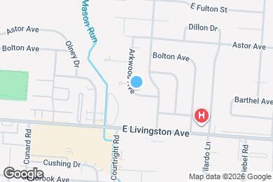 Map image of the property - 1246 Arkwood Ave