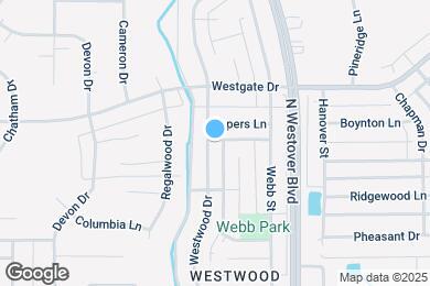 Map image of the property - 1544 Westwood Dr