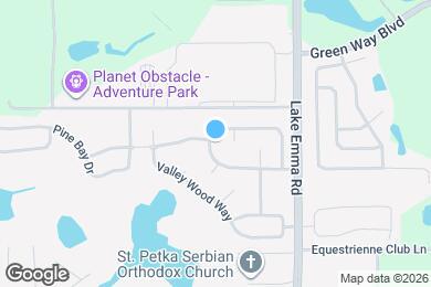 Map image of the property - 282 Hanging Moss Cir