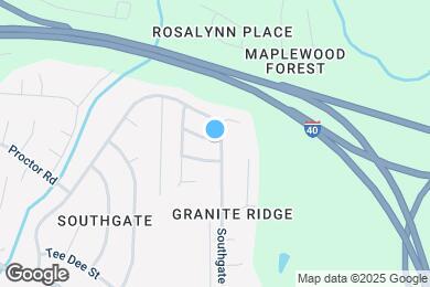 Map image of the property - 1217 Southgate Dr