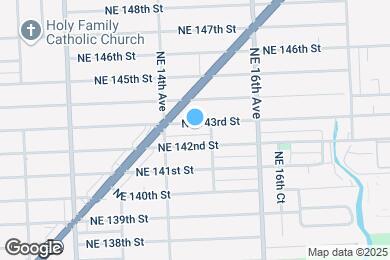 Map image of the property - 1460 NE 143rd St