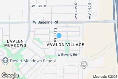 Map image of the property - 6438 W Constance Way