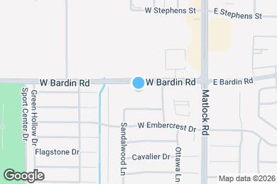 Map image of the property - 800 W Bardin Rd