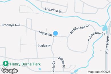 Map image of the property - 3089 Highpoint Dr