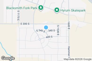 Map image of the property - 1415 East 340 South
