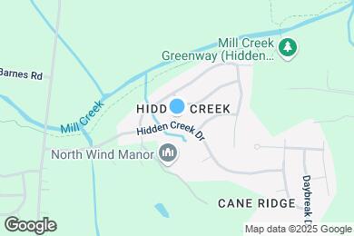Map image of the property - 3129 Hidden Creek Dr