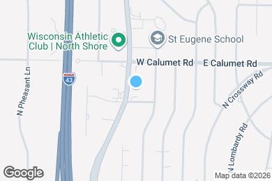 Map image of the property - 7530 N Port Washington Rd