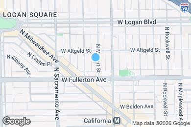 Map image of the property - 2430 N Mozart St