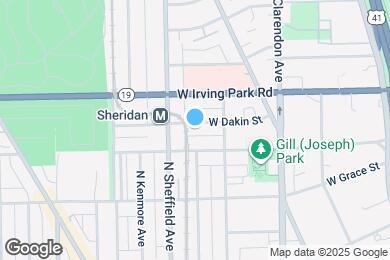 Map image of the property - 931 W Dakin St