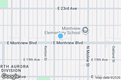 Map image of the property - 11111 E Montview Blvd