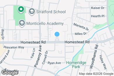 Map image of the property - 3133 Homestead Rd