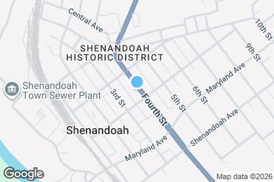 Map image of the property - 427 Fourth St