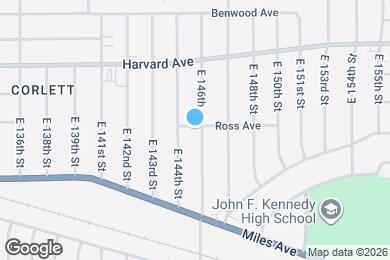 Map image of the property - 4126 E 146th St