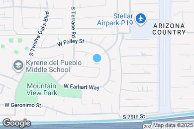 Map image of the property - 4614 W Kitty Hawk
