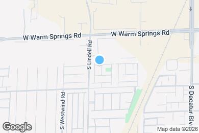 Map image of the property - 7423 S Clarita Cavern St