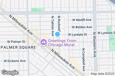 Map image of the property - 2208 N Rockwell St