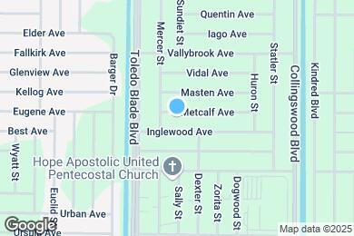 Map image of the property - 17351 Metcalf Ave