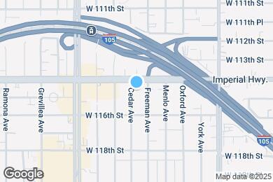 Map image of the property - 11420 Cedar Ave