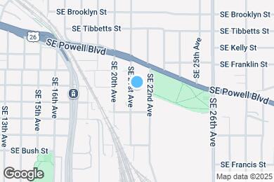 Map image of the property - 3404 SE 21st Ave