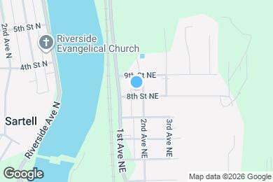 Map image of the property - 803 2nd Ave NE