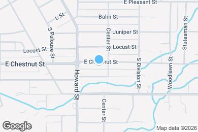 Map image of the property - Three Bedroom, Two Bathroom House with Fenced Yard and Outdoor Fireplace