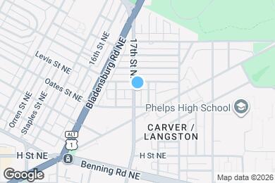 Map image of the property - 1025 17th St NE