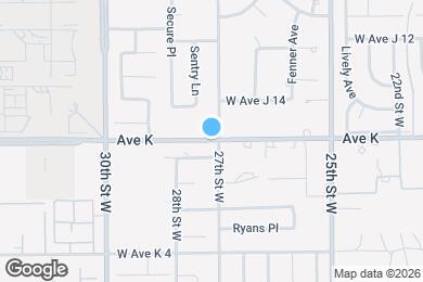 Map image of the property - 2730 W Ave K 4