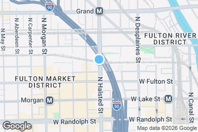 Map image of the property - 348 N Halsted St